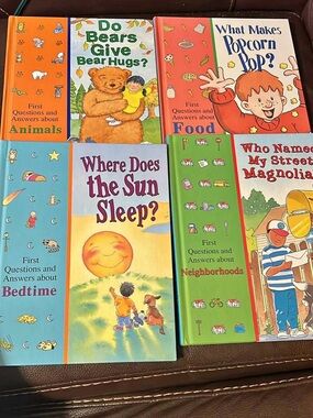 Set of 8 Library First Questions and Answers book set